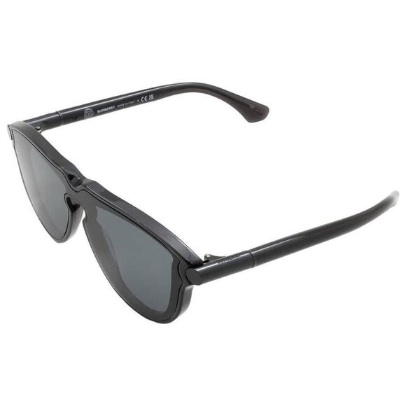 Burberry Dark Grey Shield Men's Sunglasses BE4427 411287 36 BE4427 4112 - Picture 4 of 6